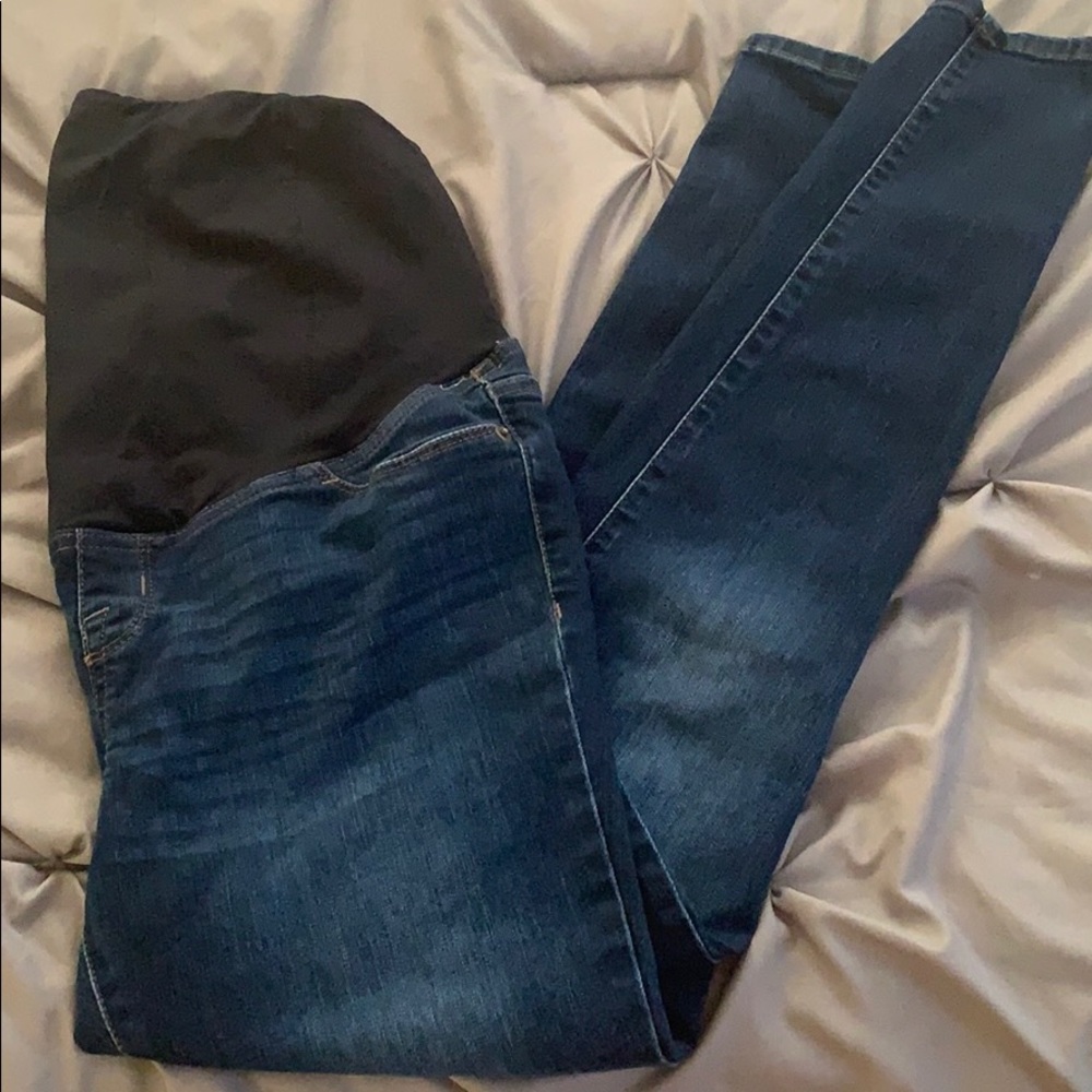 Isabel Maternity Dark Washed Jeans